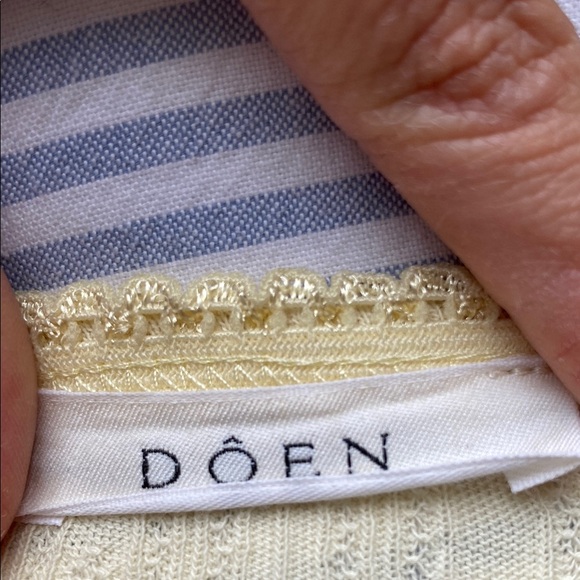 Doen Cream Ribbed Tank Top - Picture 4 of 7